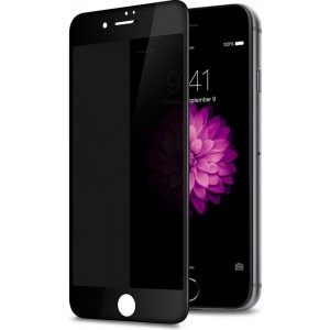 Apple iPhone SE (2020) Screenprotector Glas Gehard Tempered Glass Zwart - Volledige Scherm