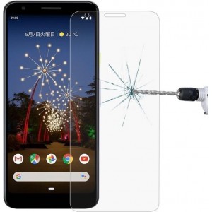 0.26mm 9H 2.5D gehard glasfilm voor Google Pixel 3A XL