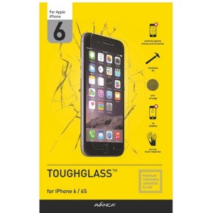AVANCA Beschermglas iPhone 6/6S Zwart - Screen Protector - Tempered Glass - Gehard Glas - Ultra Dun - Protectie glas