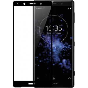 Azuri screenprotector met vlak verhard glas RINOX ARMOR - Voor Sony Xperia XZ2 Premium - Zwart