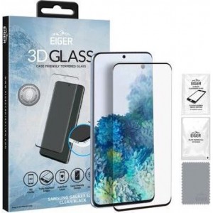 Eiger Case Friendly Samsung Galaxy S20 Plus Screen Protector - Zwart