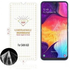 Ntech Samsung Galaxy A50 Diamond Film Folie Screenprotector Full-screen | Fingerprint Unlocking Transparant/Clear