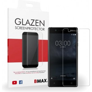 BMAX Glazen Screenprotector Nokia 3 / Beschermglas / Tempered Glass / Glasplaatje