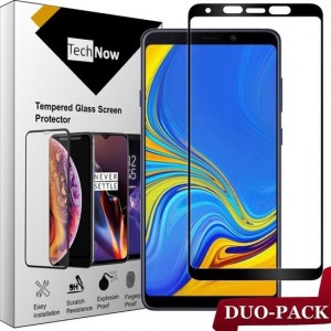 Samsung Galaxy A7 (2018) Screen Protector - Volledig Beeld Bedekt - 2 Stuks - TechNow