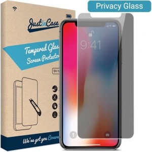 Just in Case Privacy Tempered Glass Apple iPhone X / XS Protector - Arc Edges