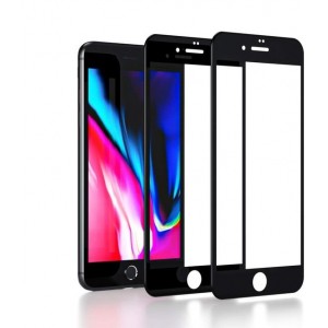 iPhone 7 Plus / 8 Plus Screenprotector Glazen Gehard  Full Cover Volledig Beeld Tempered Glass - 2 Stuks