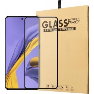 Samsung Galaxy A51 - Tempered Glass - Zwart