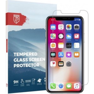 Rosso Apple iPhone XS Max 9H Case Friendly Tempered Glass