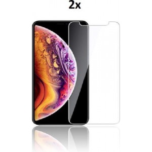 Rico Vitello Transparant Screenprotector gehard glas voor iPhone Xs max (2 Stuks)