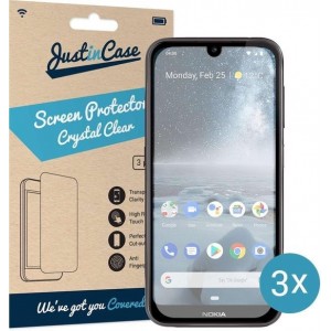 Just in Case Screen Protector Nokia 4.2 - Crystal Clear - 3 stuks