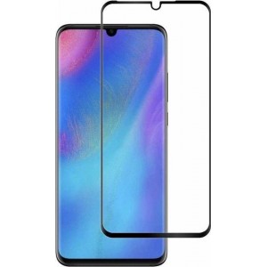 Ntech Huawei P30 full cover Screenprotector Tempered Glass Zwart