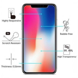 3 x iPhone X Max screenprotector / iPhone Xs Max screenprotector / iPhone 11 Pro Max screenprotector / gehard glas 9H / 3 pack