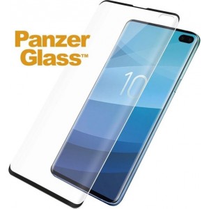 PanzerGlass Samsung Galaxy S10+ - Black Case Friendly - SUPER+ Glass