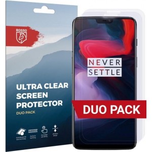 Rosso OnePlus 6 Ultra Clear TPU Screen Protector Duo Pack