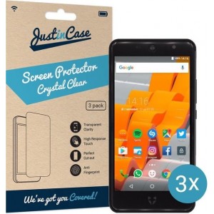 Just in Case Screen Protector Wileyfox Swift 2 X - Crystal Clear - 3 stuks