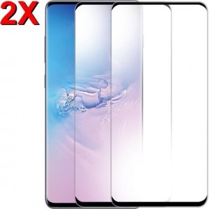 MMOBIEL 2 Stuks Samsung Galaxy S10 Plus Glazen Screenprotector Tempered Gehard Glas 2.5D 9H (0.26mm) - inclusief Cleaning Set