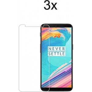 OnePlus 5T Screenprotector Glas - OnePlus 5T Screen Protector - 3x Tempered Glass Screen Protector