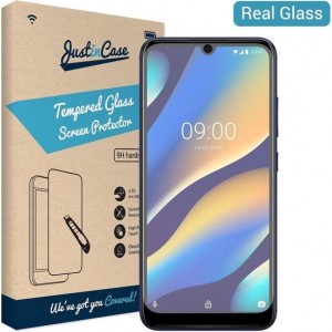 Just in Case Tempered Glass Wiko View 3 Lite Protector - Arc Edges