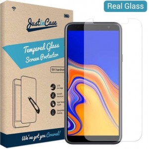 Just in Case Tempered Glass Samsung Galaxy J4 Plus Protector - Arc Edges