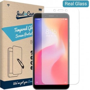 Just in Case Tempered Glass Xiaomi Redmi 6 Protector - Arc Edges