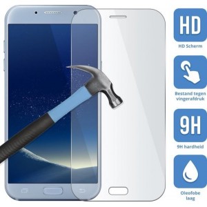 Sterke screenprotector voor Samsung Galaxy A3 2017 2.5D 9H tempered glass