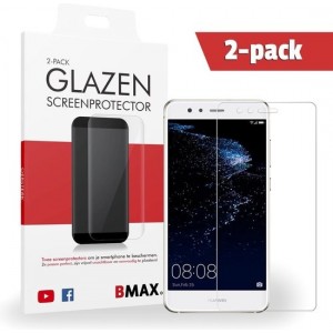 2-pack BMAX Glazen Screenprotector Huawei P10 Lite / Beschermglas / Tempered Glass / Glasplaatje