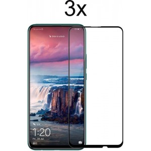 Huawei P Smart Z Screenprotector Glas Full Cover - 3x Tempered Glass Screen Protector