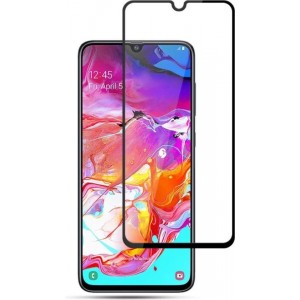 Samsung Galaxy A70 - Full-Cover Tempered Glass - Zwart