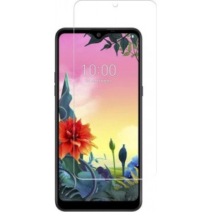 LG K50s screenprotector - Tempered Glass Screenprotector - Case-Friendly