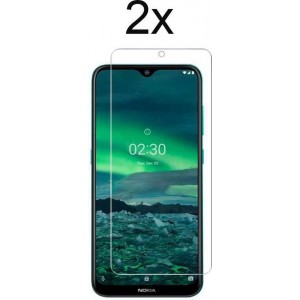 Nokia 2.3 Screenprotector Glas - Nokia 23 Screen Protector - 2x Tempered Glass Screen Protector