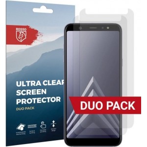 Rosso Samsung Galaxy A6 Ultra Clear Screen Protector Duo Pack