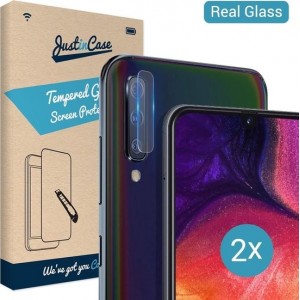 Just in Case Tempered Glass voor de Samsung Galaxy A50 Camera Lens 2 stuks