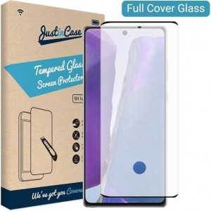 Just in Case Full Cover Tempered Glass Samsung Galaxy Note 20 Protector - Black