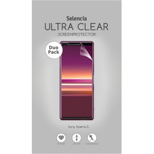 Selencia Duo Pack Ultra Clear Screenprotector voor de Sony Xperia 5