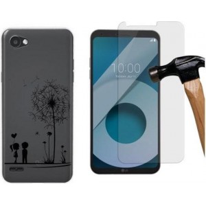 MP Case screenprotector PLUS Gratis Love back cover voor LG Q6