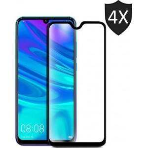 4x Huawei P Smart 2019 Screenprotector Glazen Gehard | Full Screen Cover Volledig Beeld | Tempered Glass van iCall