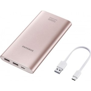 Samsung Powerbank 10.000 mAh 2x USB - Snellader - (USB C) Pink