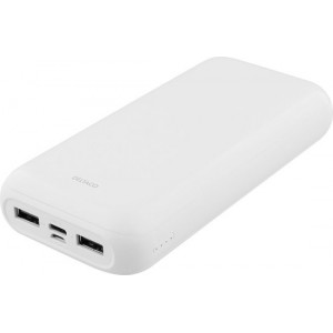 DELTACO PB-1066 Powerbank 20.000 mAh - 2x USB en 1x USB-C - met batterijstatus indicator