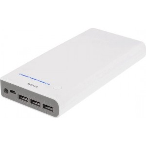 DELTACO PB-816 Powerbank 20.000 mAh - 3 USB poorten - met zaklamp