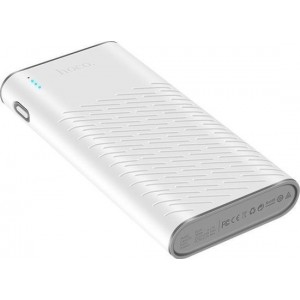 HOCO Rege 30000mAh Power Bank / Powerbank Noodaccu 2x 2.1A - Wit