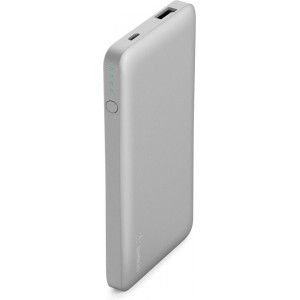 Belkin powerbank 5000 mAh met Micro USB oplaad kabel - Zilver