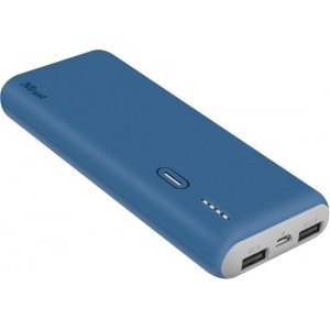 Trust Powerbank | 10.000 MAH |Blauw | PWB-100 | Voor smartphone en tablet