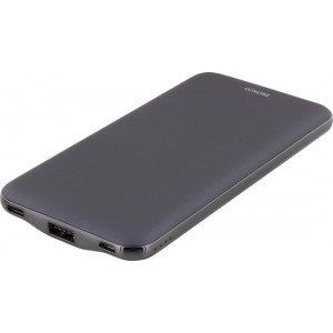 DELTACO PB-1064 Dunne Powerbank 10.000 mAh - USB en USB-C - navy blauw