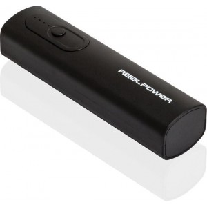 RealPower PB-T1 Single - Powerbank 2600 mAh - Zwart