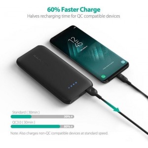 Quick Charge 3.0 10000mAh Portable Power Bank