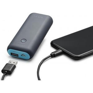 Azuri powerbank - 4.000 mAh - Blauw/Grijs