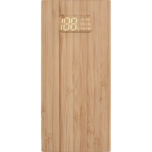 FlinQ Bamboo Powerbank - 10000 mAh - 2x USB - Quick Charge