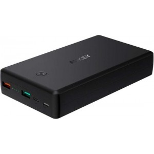 Aukey 30.000 mAh Quick Charge 3.0 Dual USB Powerbank (PB-T11) - Zwart