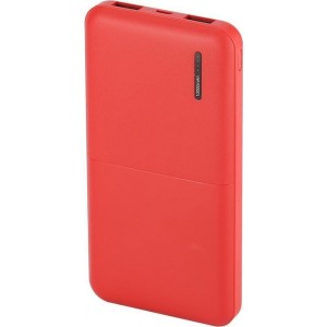 V-tac VT-3518 Powerbank extra dun - 10.000 mAh - Rood