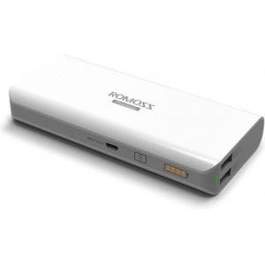 ROMOSS Romoss Sailing 5 - Quick charge - Powerbank met Samsung batterij 13000mAh - 2x usb poort - wit